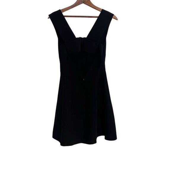 Zara Woman Sleeveless Backless Fit & Flare Mini Dress Black Size Small - Picture 1 of 5